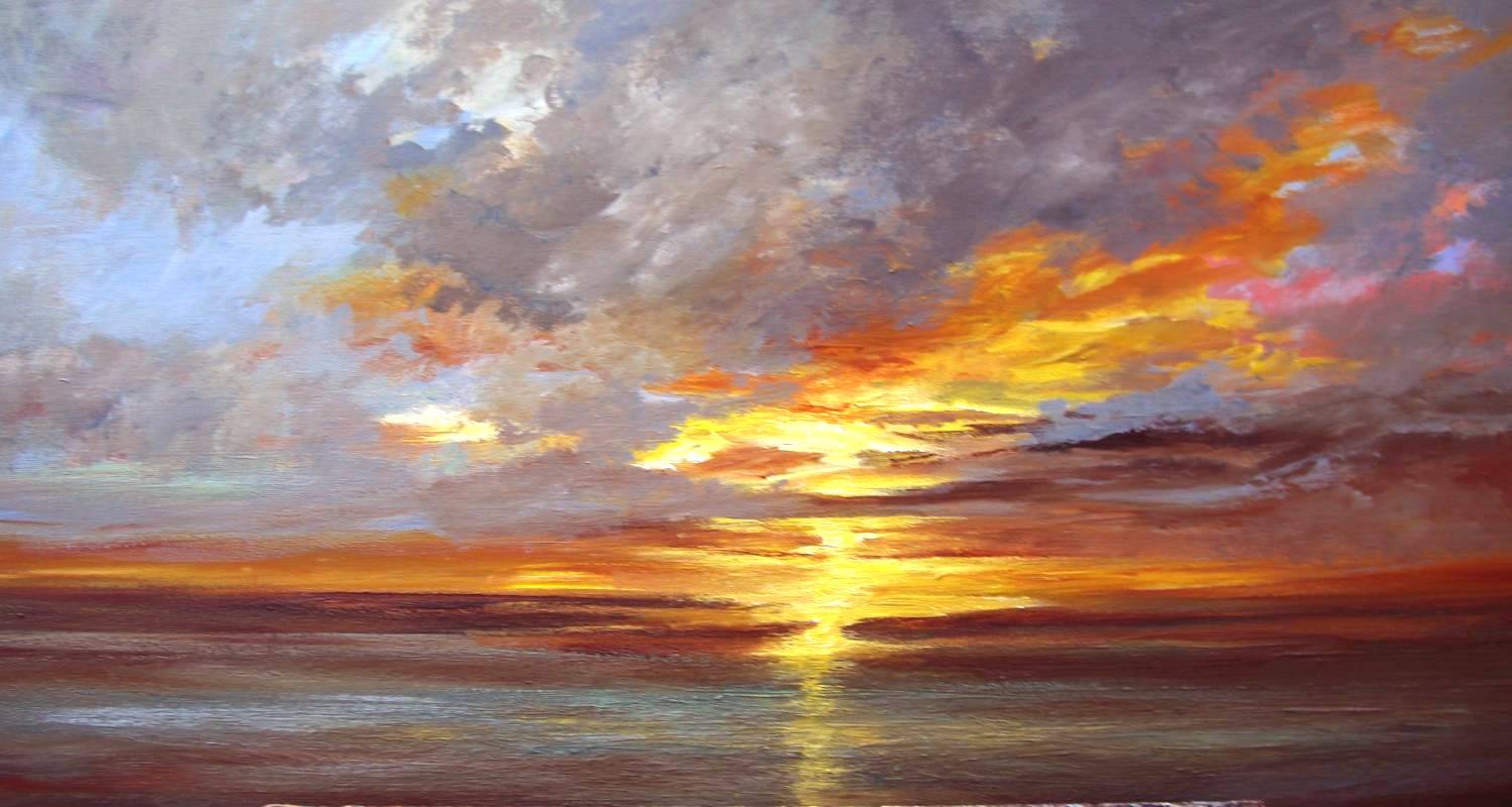 овен закат на море. золотой закат живопись. поле закат живопись. рылов. картина закат с красными цветами березами.