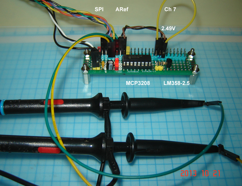 FongHeart: MCP3208 12-bit 8-Channel ADC basic testing OK