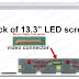 13.3 LED 40 pin HD