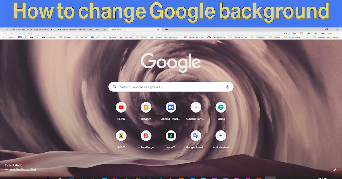 How To Change Google Chrome Background Windows 10