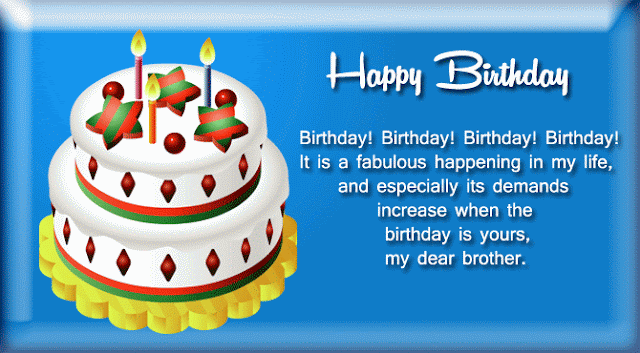 Happy Birthday to my Brother A happy birthday to my brother happy birthday my brother i happy birthday my brother i wish you happy birthday to my brother