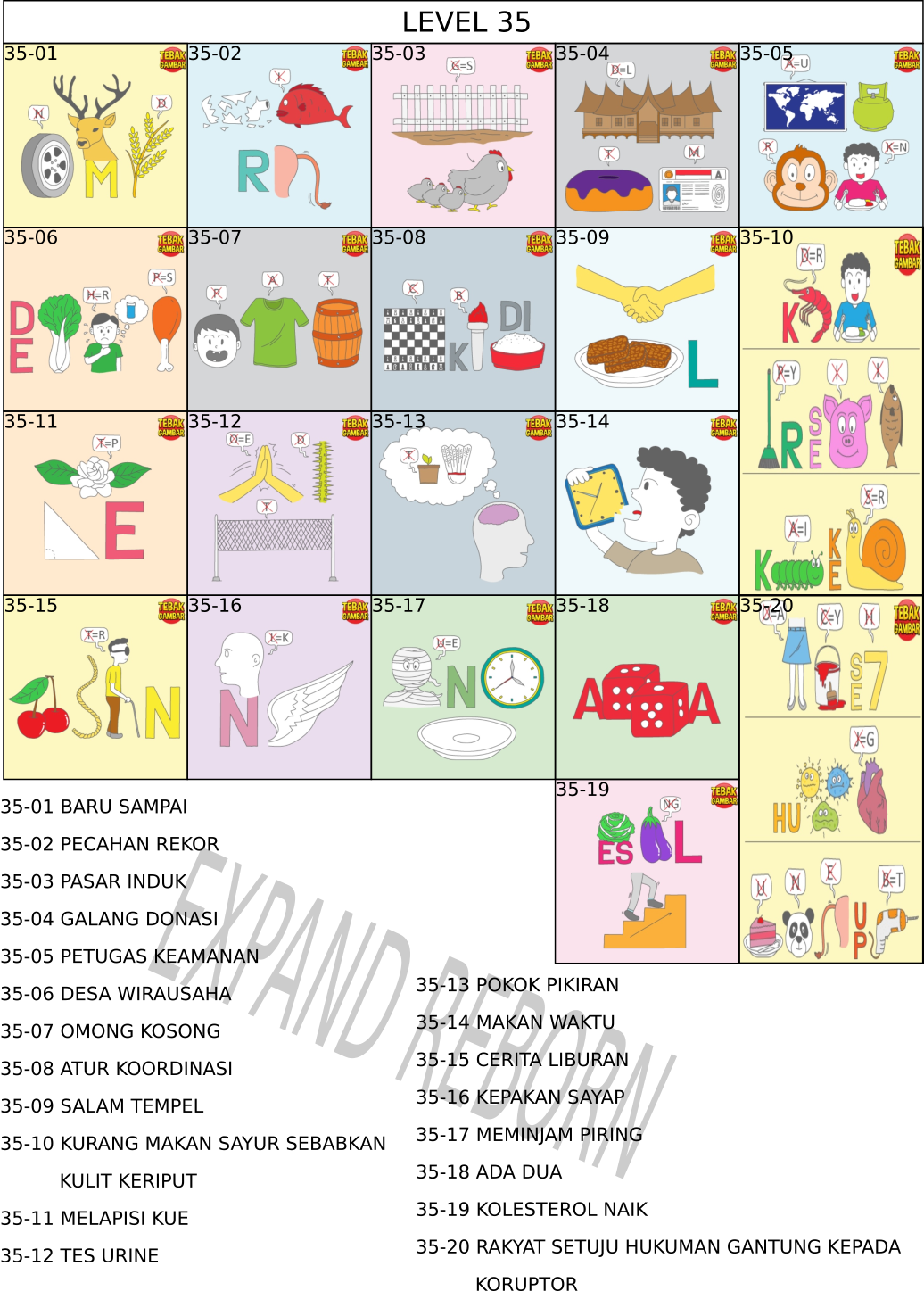 Expand Reborn Game Android Tebak Gambar Kunci Jawaban Part 3