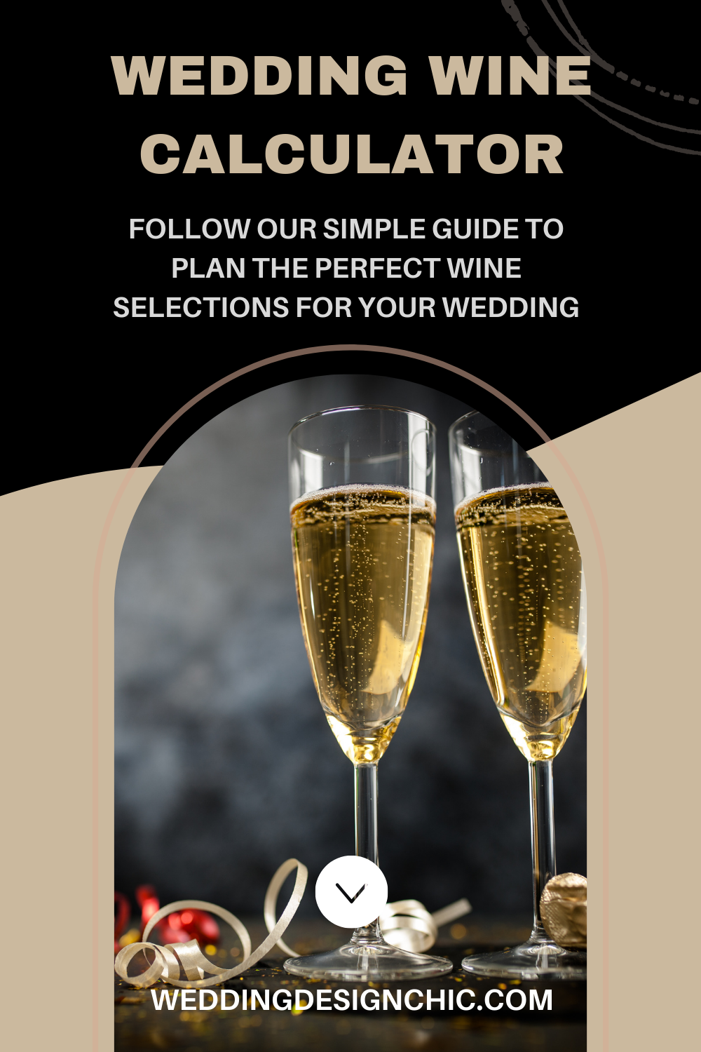 Wedding Design Chic Wedding Wine Calculator how much and which type?