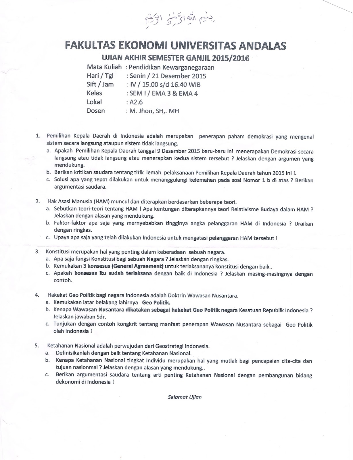 Bimbel Masuk Kedinasan Jogja Contoh Soal Skd Sekolah Kedinasan