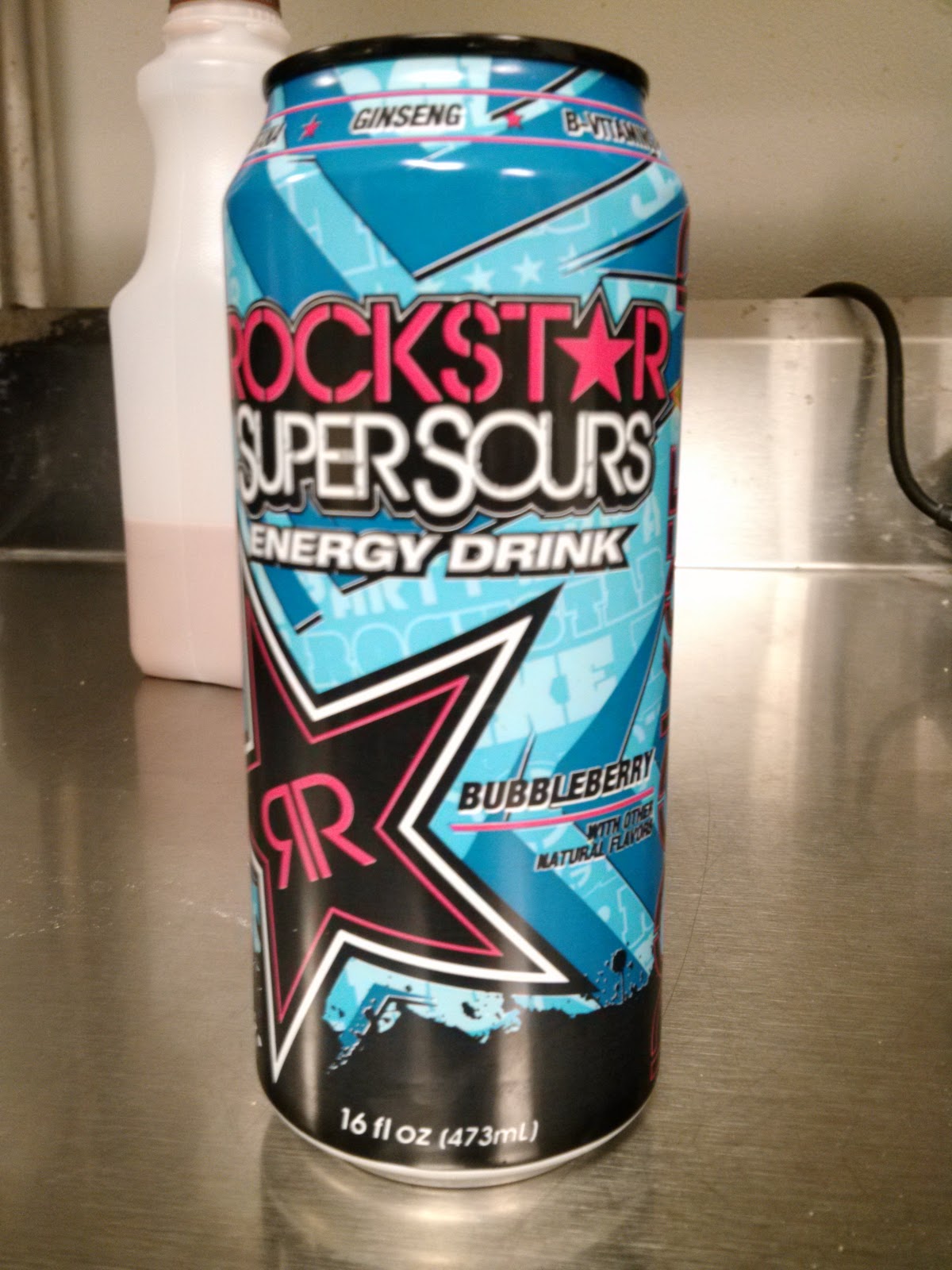 Energy Drink Heaven: Rockstar: Super Sours - Bubbleberry