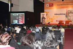 Addresing the media student gathering ,Media Pulse2010, at ISB&M Pune,