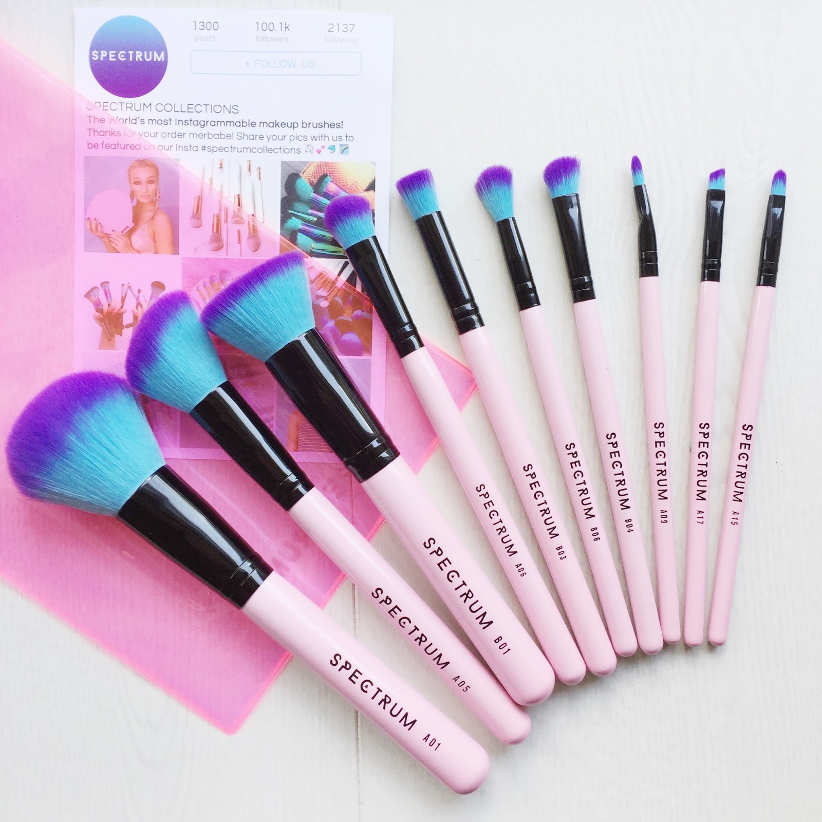 Makeup Brushes Set Spectrum Makeup Vidalondon