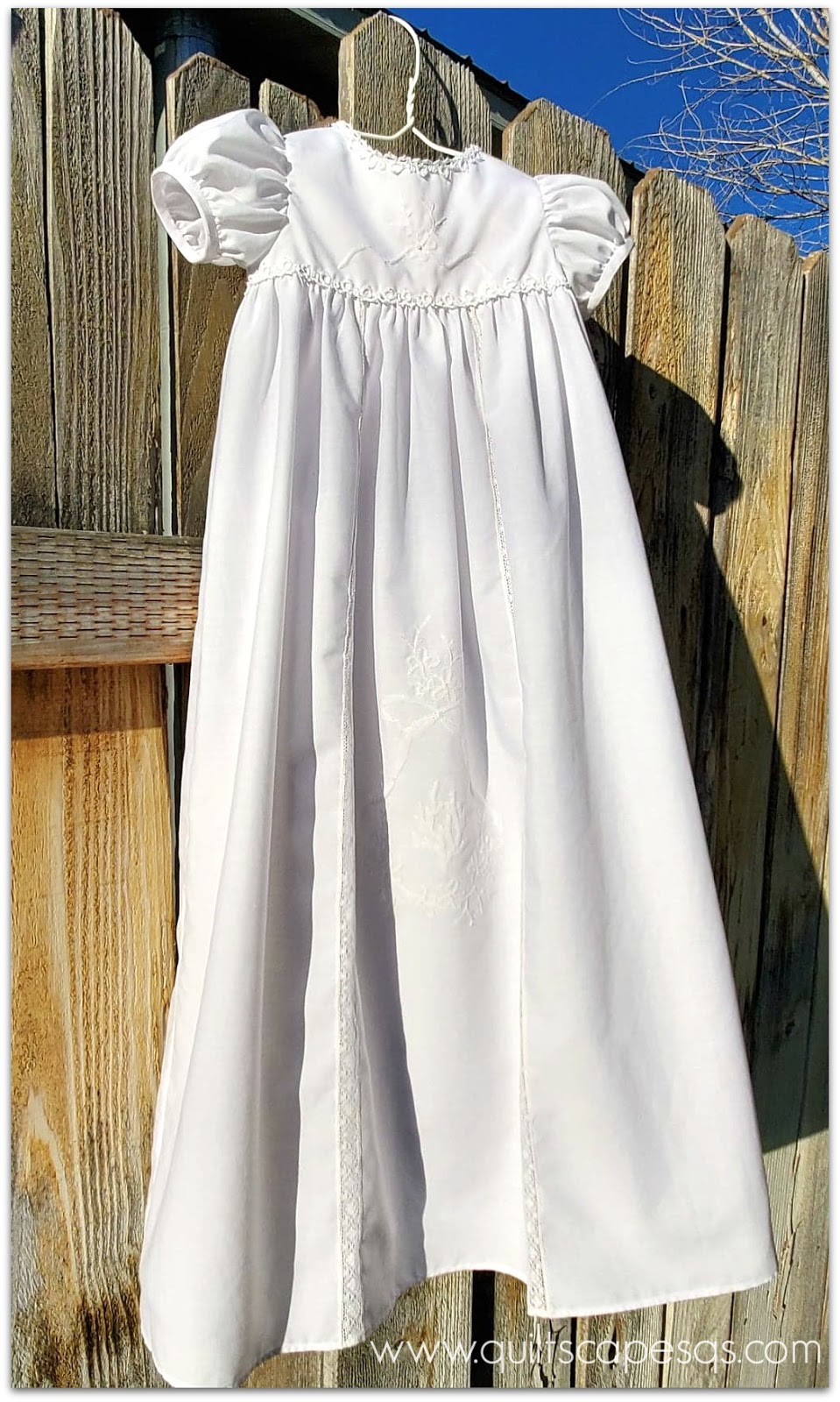 .Quiltscapes. Baby's Blessing Dress