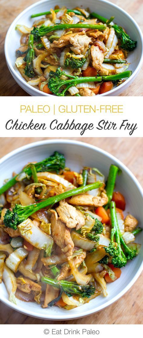 #Quick #& #Easy #Chicken #Cabbage #Stir #Fry - Recipe Kuenak