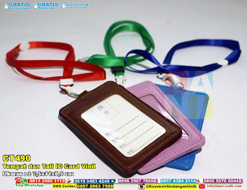 Tempat Dan Tali ID Card Vinil