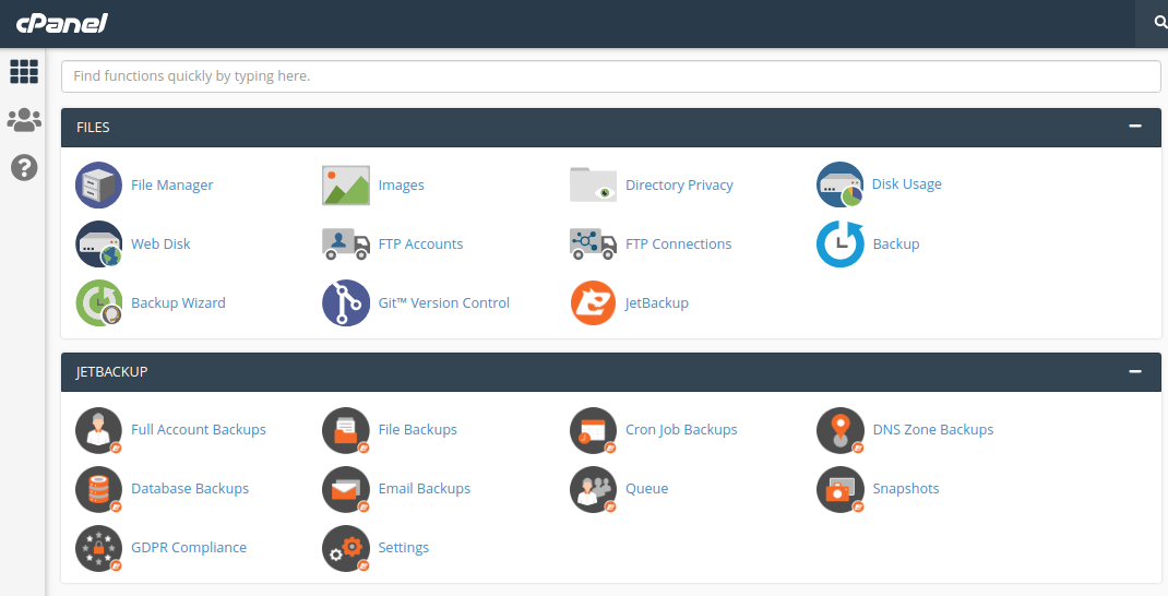Image of cPanel Image of cPanel