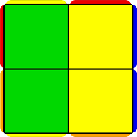 CLL 2x2x2 Cube T - 4