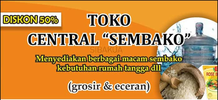 contoh spanduk warung sembako contoh banner warung sembako