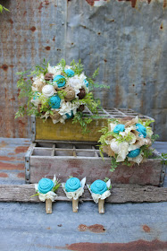 rustic burlap bouquet with greenery 