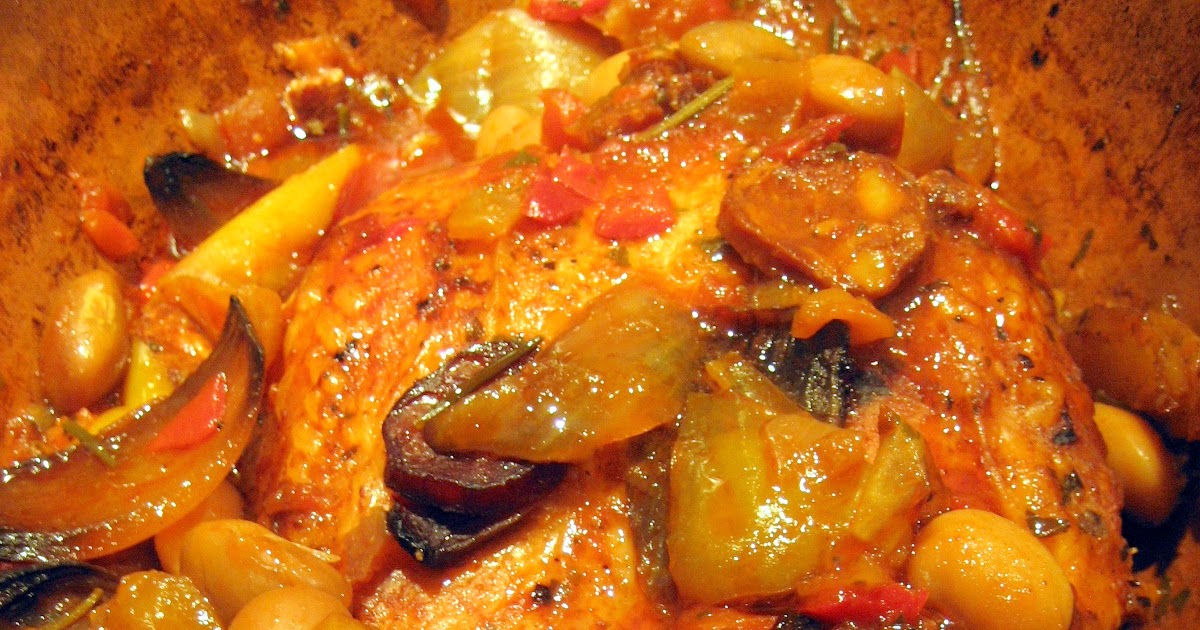 PEBBLE SOUP Chicken and Chorizo Bake Midweek Meal