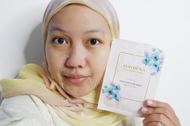 Maybena Sheet Mask Review, Maybena Indonesia, Maybena sheet mask