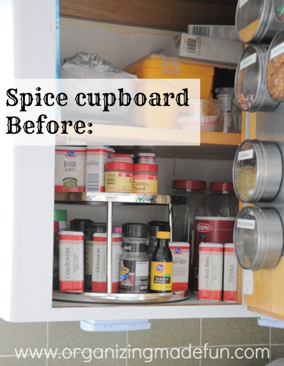 Let's get spicy! Spice redo... Organizing Made Fun Let's