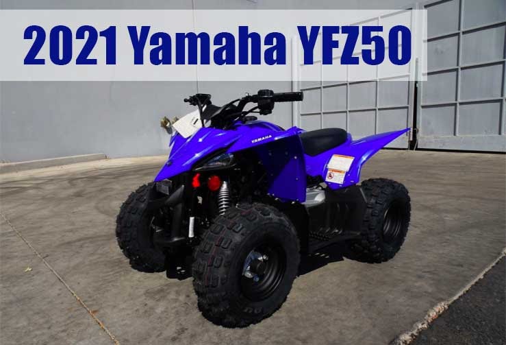 Yamaha 50cc ATV 2021 YFZ50 Four wheeler Yamaha Old Bikes List