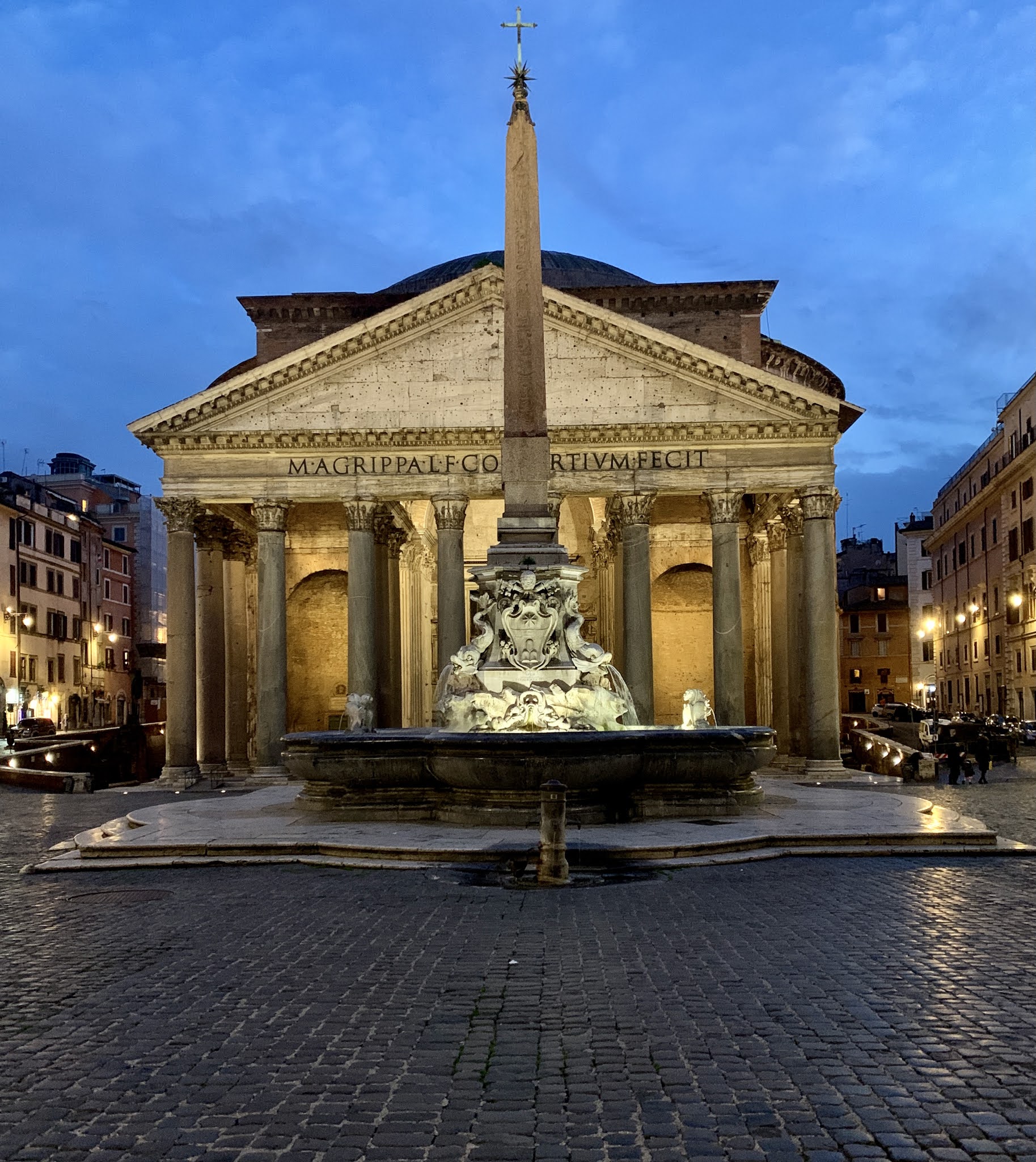 Pantheon at twilight