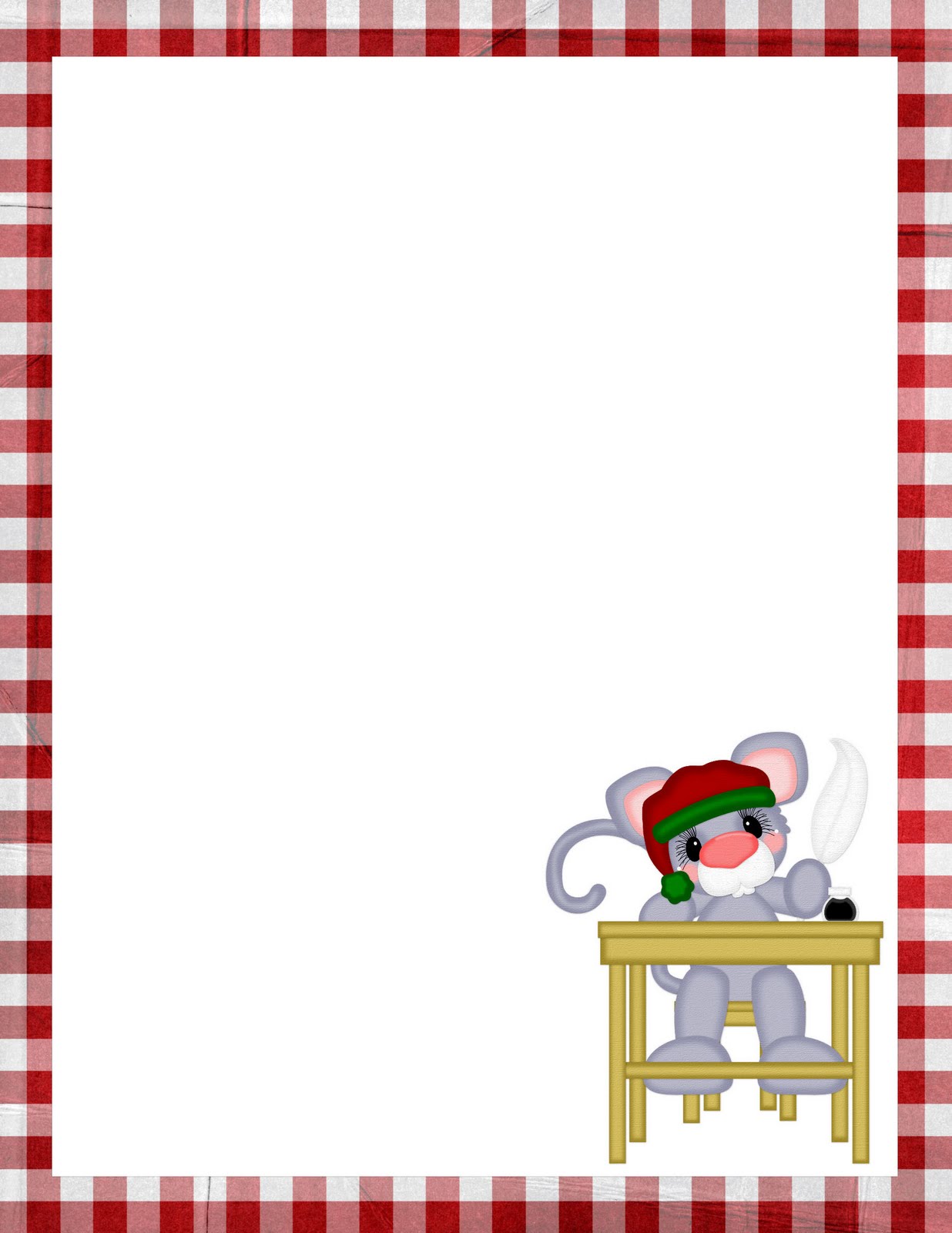 christmas clipart stationery - photo #28