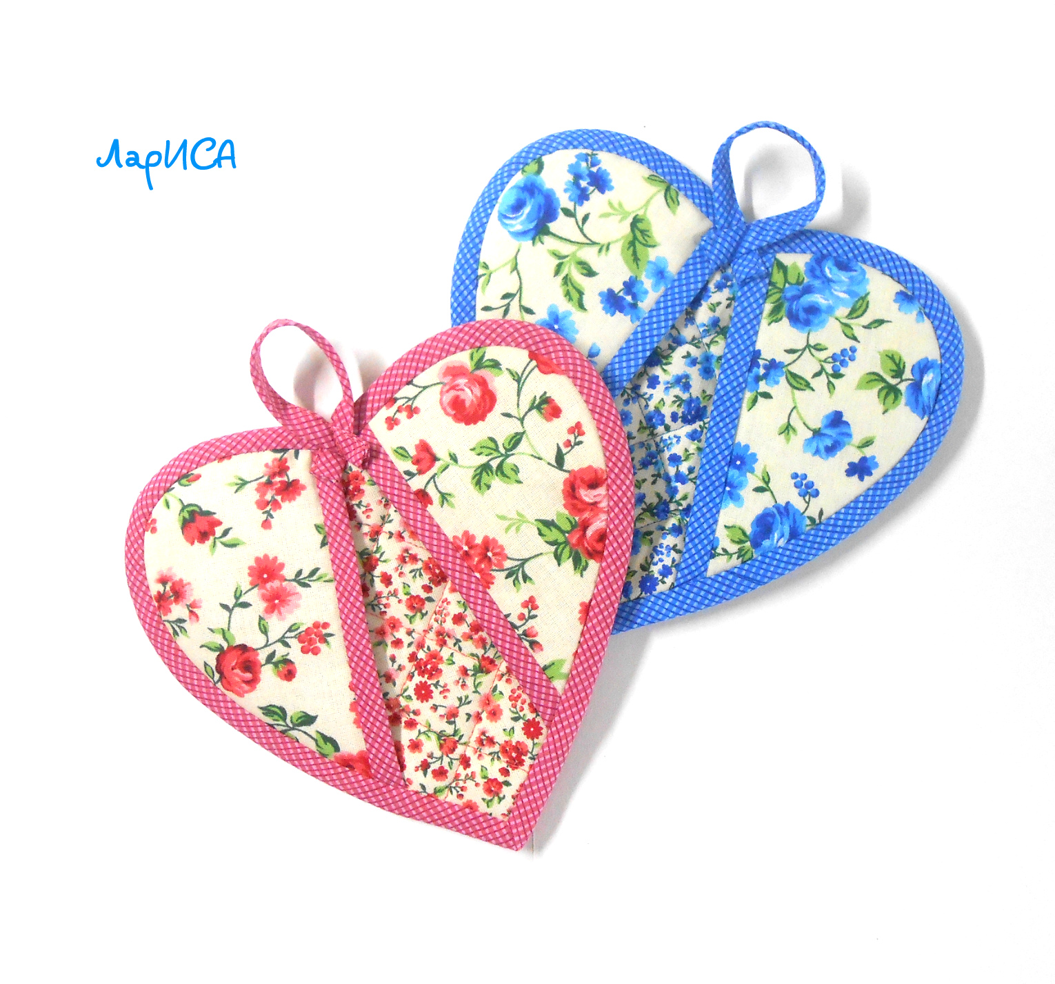 прихватка сердечко