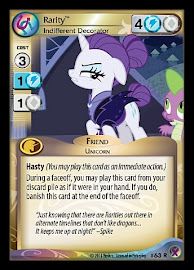 My Little Pony Rarity, Indifferent Decorator Marks in Time CCG Card