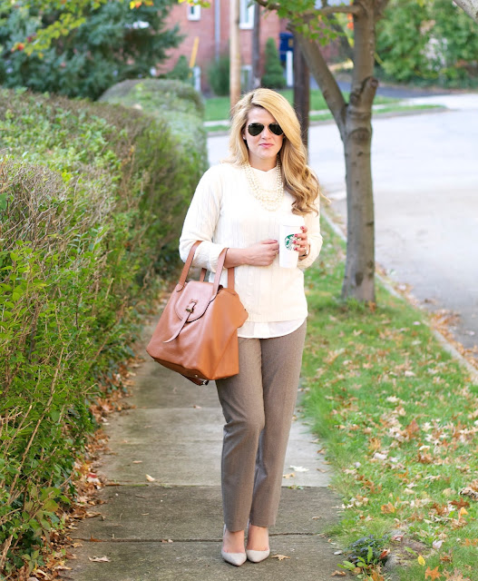 Summer Wind Wear to Work Outfit Wool Pants