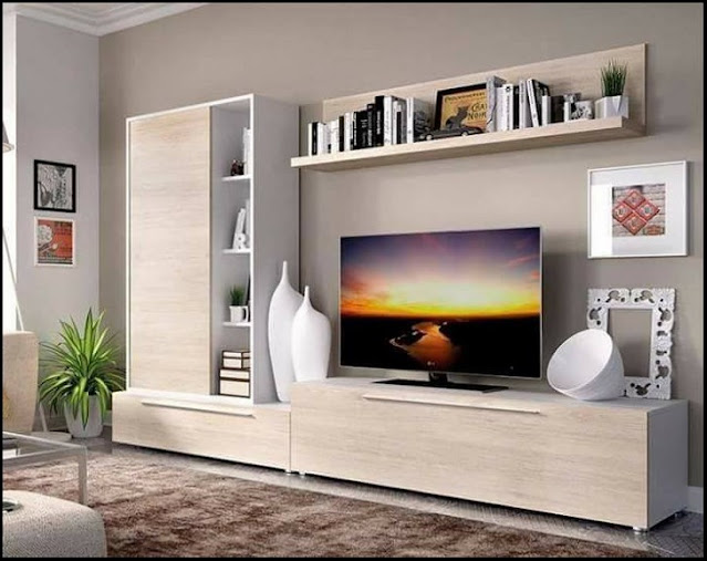 modern floating tv stand