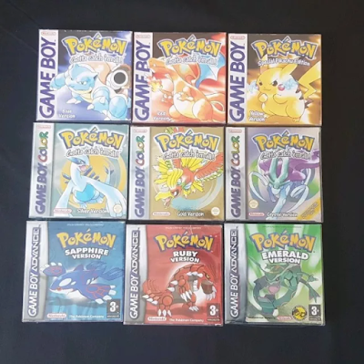 Pack de juegos Pokémon para Game Boy
