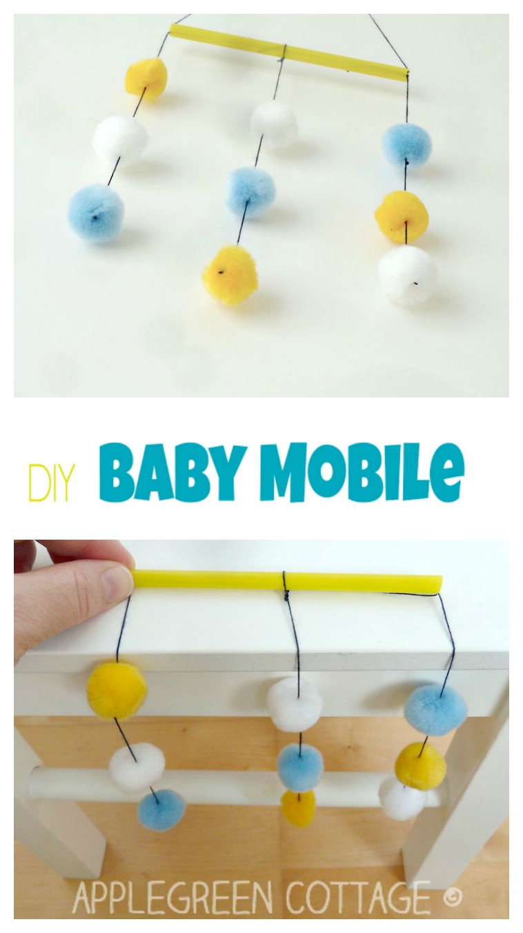 DIY Crib Mobile {Easy & Cute} AppleGreen Cottage