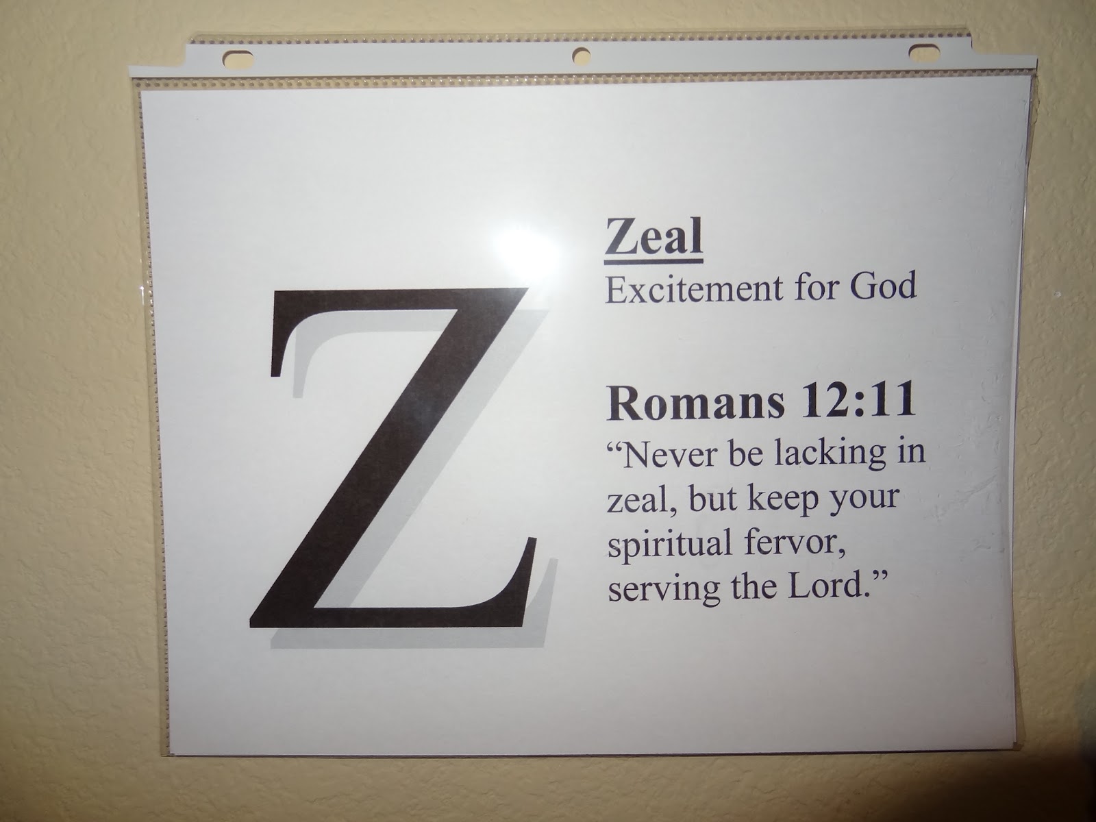 Bible Words Starting With Z