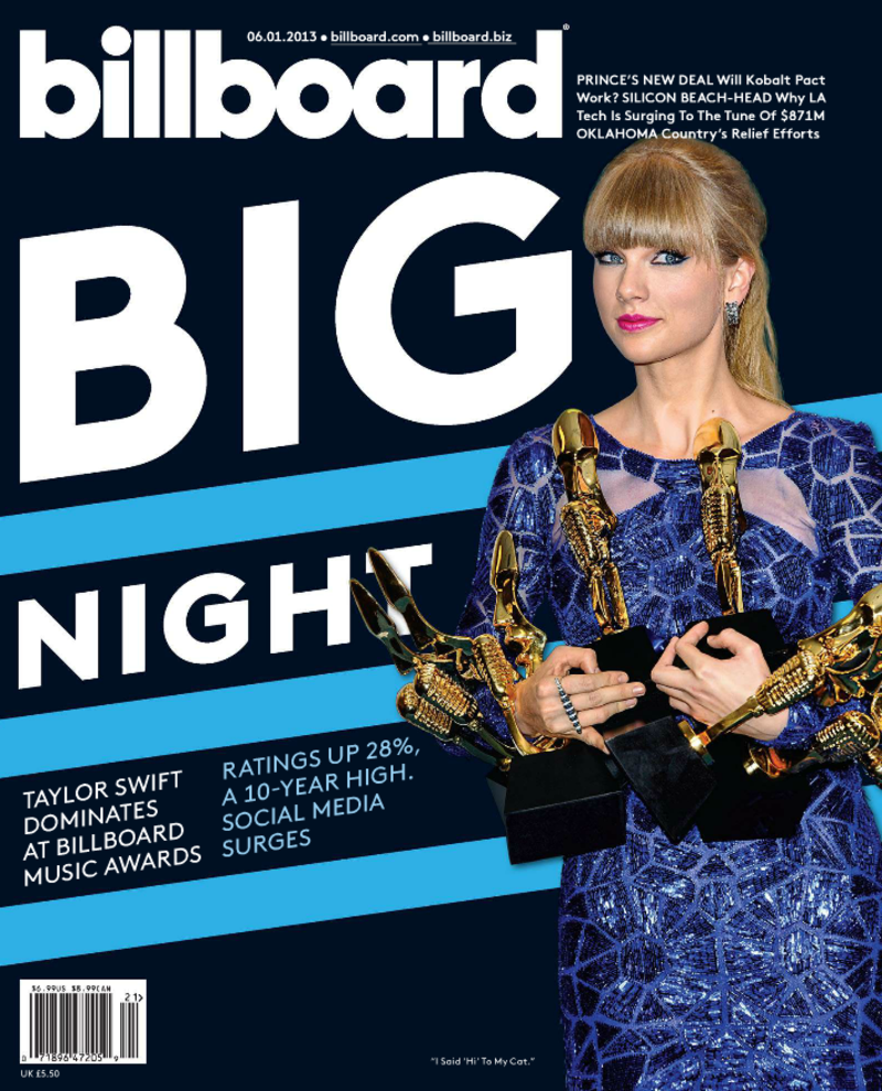 Taylor Swift: Billboard Magazine