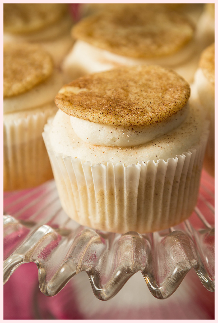 How Sweet It Is Snickerdoodle Cupcakes