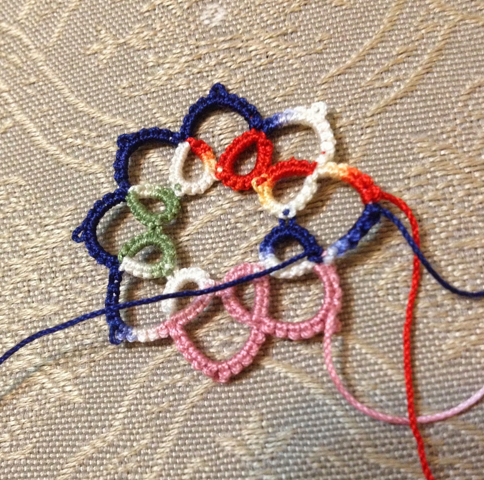 Tatting All Over the Place "Mastering" Split Chains and Single Shuttle