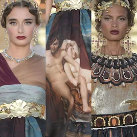 Dolce & Gabbana Alta Moda Temple of Concordia Sicily Fall Winter 2019-2020 by RUNWAY MAGAZINE