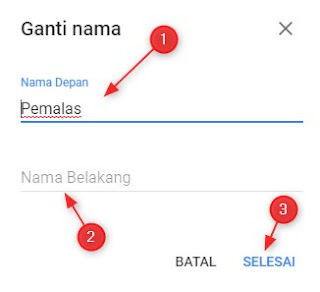 Cara Mengubah Nama Email Gmail