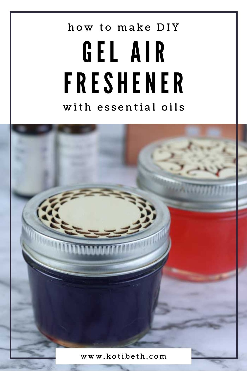 How to Make Gel Air Fresheners Koti Beth