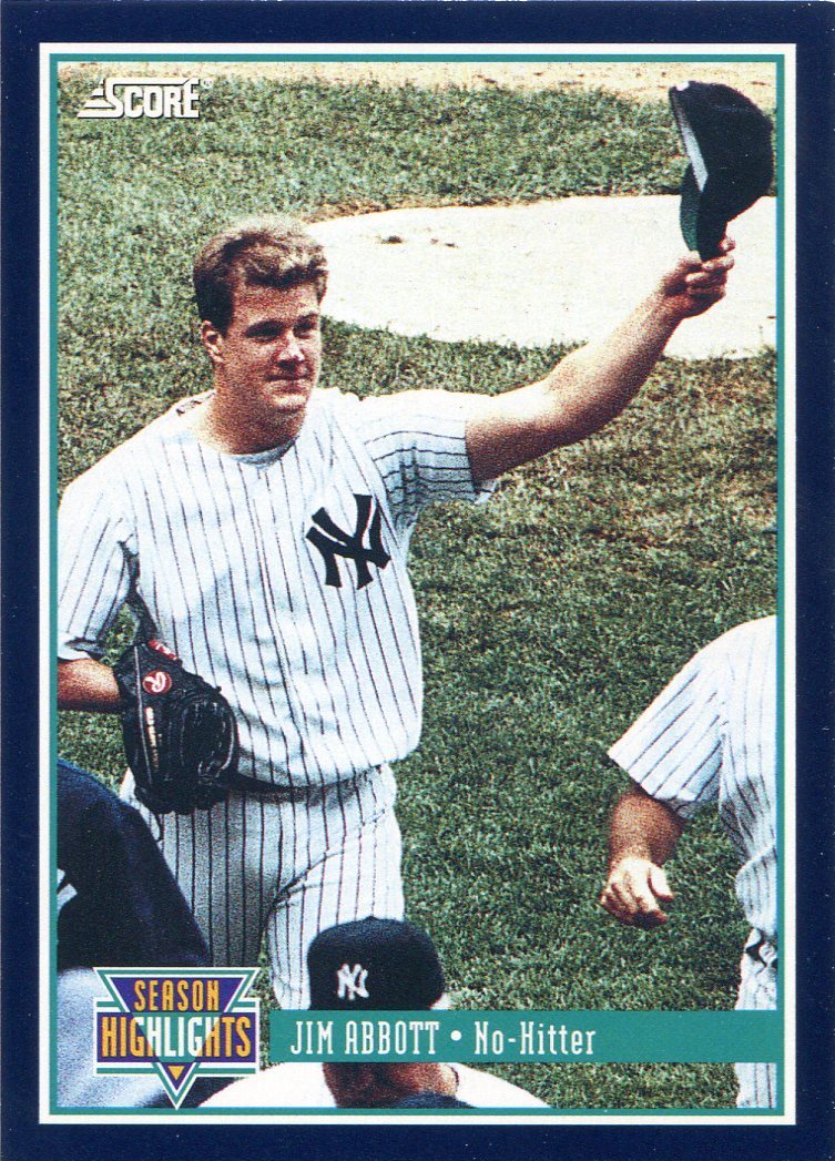 Dime Boxes -- The Low-End Baseball Card Collector's Journey: Top Five: Jim  Abbott
