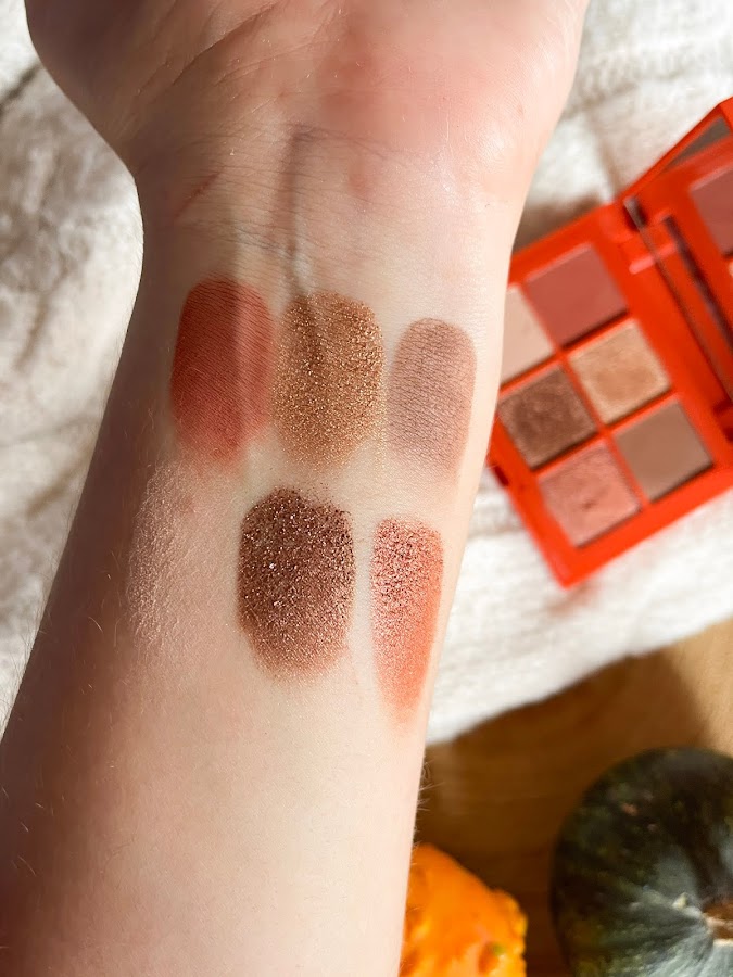 Swatches mini Paleta Bronzed this way de Essence