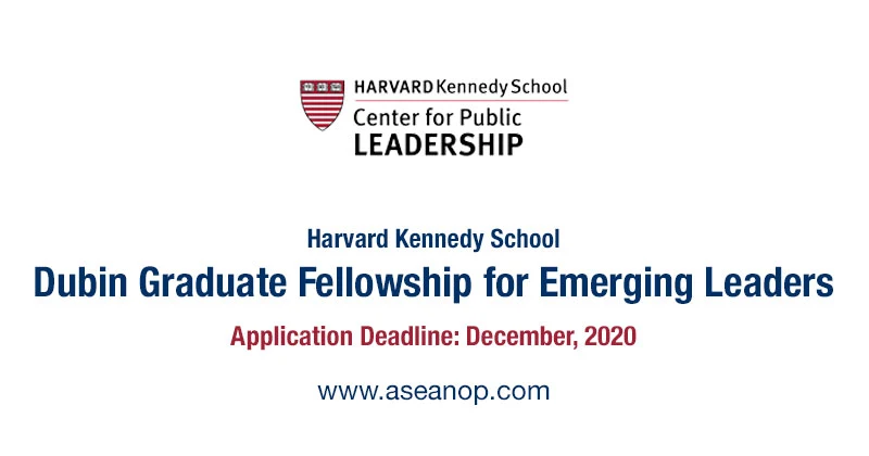 Harvard Kennedy School Dubin Masters Fellowship 2021/2022 for Emerging Leaders – USA