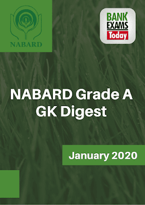 NABARD Grade A GK Digest: January 2020