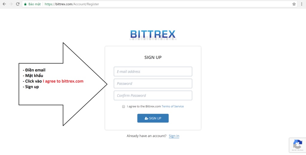 Hướng dẫn trao đổi mua bán Bitcoin và tiền ảo tại Bittrex.com