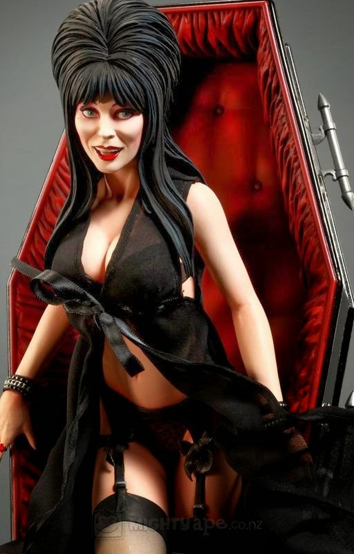 MikeLiveira's Space: Elvira - Mistress of the Dark action figure.