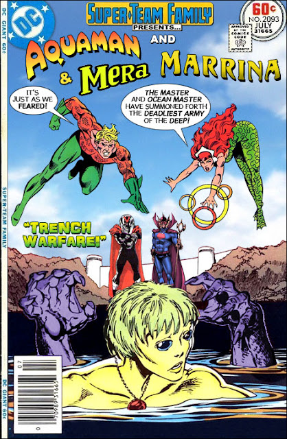 Super-Team Family: Aquaman & Mera & Marrina 05-January-2018 Cover