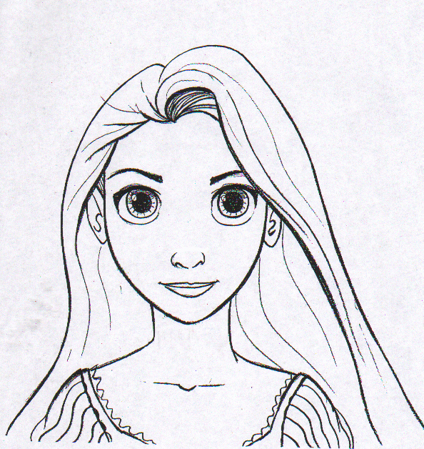 tangled coloring pages free to print - photo #30