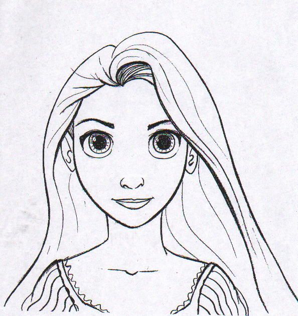 tangled coloring pages disney - photo #29