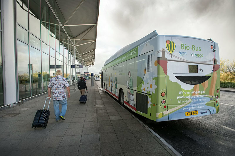 Автобус, который работает на отходах жизнедеятельности человека | Bio-Bus