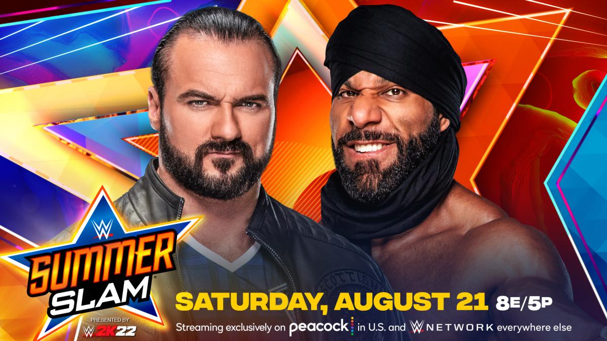 Drew McIntyre vs. Jinder Mahal acontecerá no WWE SummerSlam 2021