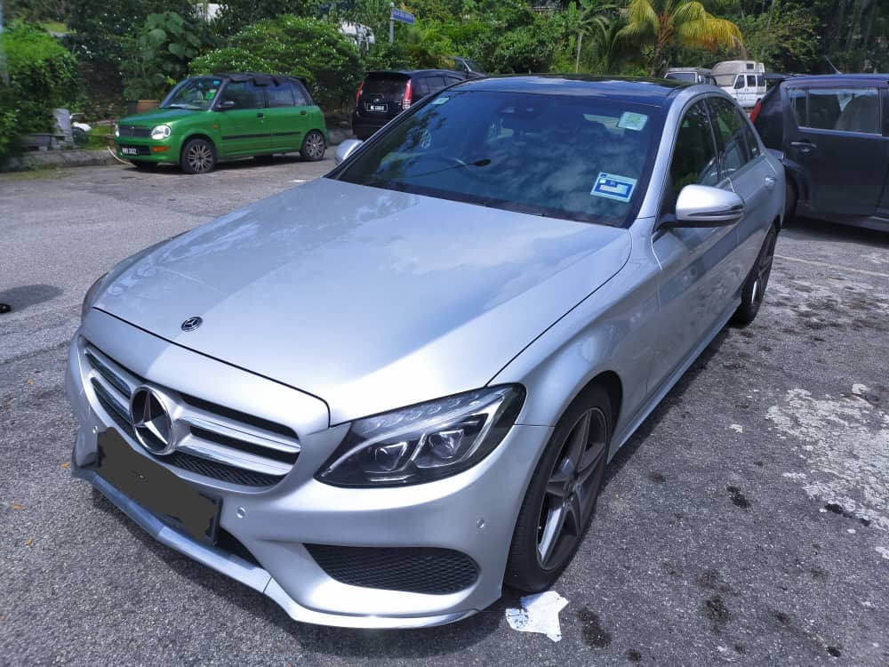 KERETA SAMBUNG BAYAR MERCEDES BENZ C250 AMG FACELIFT Kereta Sambung