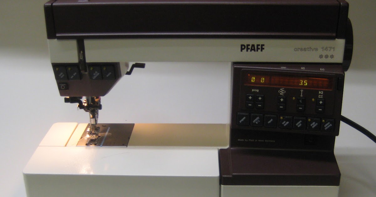 MI Vintage Sewing Machines Pfaff 1471 Creative (1983)